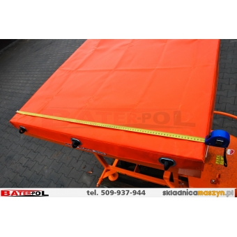 Plandeka rozsiewacz Motyl 600L do zbiornika z nierdzewki i malowanego